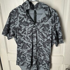 Lululemon button down.